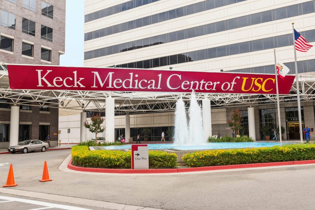 Keck Medical Center of the University of Southern California, USC.